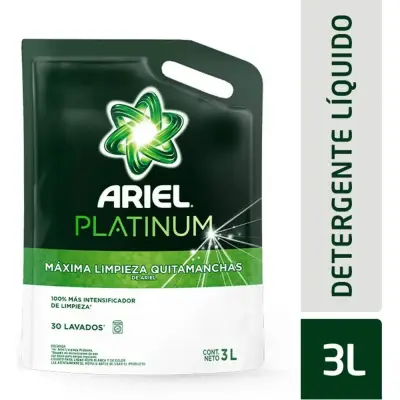 Detergente Líquido Ariel Platinium 3000 ml