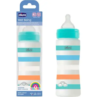 Biberón Chicco con Flujo Rápido 330 ml