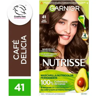 Tintura Capilar Nutrisse Tono 41 Café del