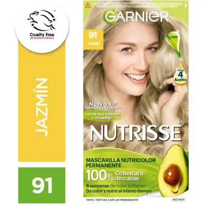 Tintura Capilar Nutrisse Tono 91 Jazmín
