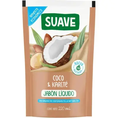 Jabón Líquido Suave Coco y Karité 220 ml
