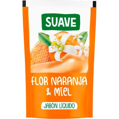 Jabón Líquido Suave Floral Naranja 220 ml