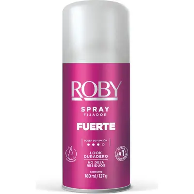Fijador Capilar Roby Fuerte 180 g