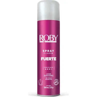 Fijador Capilar Roby Fijación Fuerte 390 g