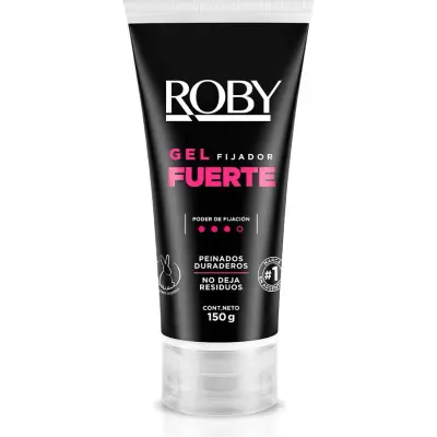 Gel Fijador Capilar Roby Fuerte con Aloe Vera 150 g