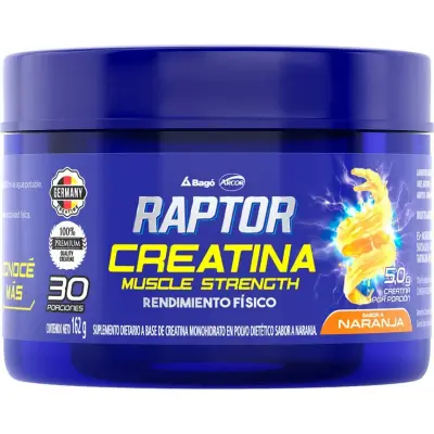 Creatina Raptor Sabor Naranja 162 g