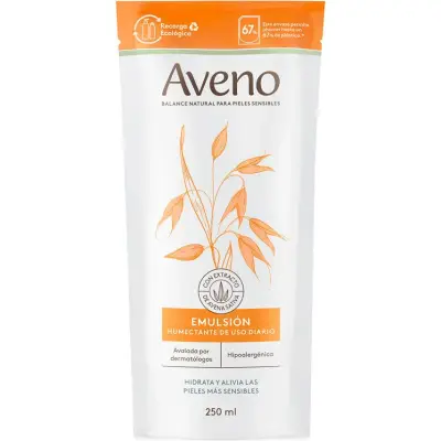 Crema Corporal Aveeno Emulsión Refill 250 ml