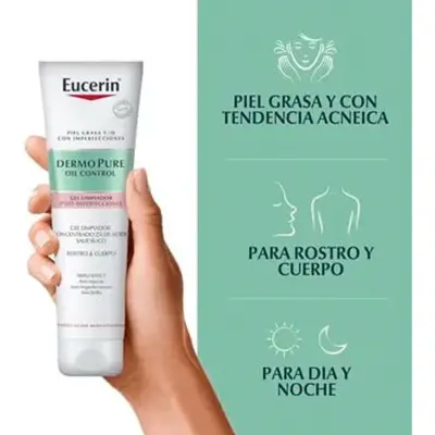 Gel Eucerin DermoPure Triple Acción