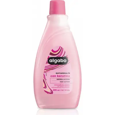 Quitaesmalte Algabo Keratina 200 ml