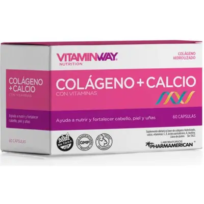 Suplemento Dietario Vitamin Way Colágeno + Calcio 60 Comprimidos
