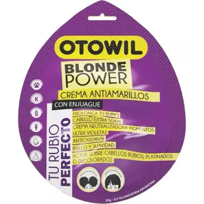 Tintura Capilar Otowil Rubio Antiamarillante