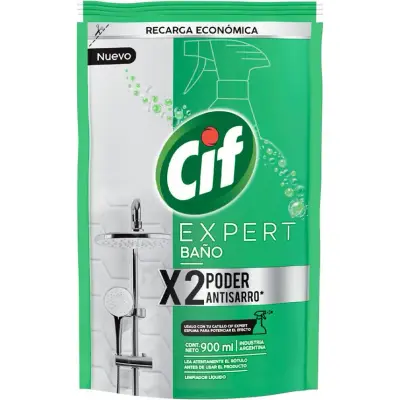 CIF Expert Baño Doble Potencia 900 ml