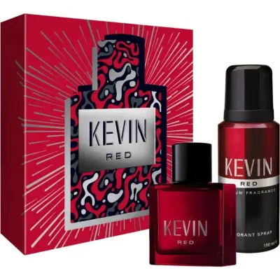 Perfume Kevin Red Estuche EDT 60 ml + Desodorante