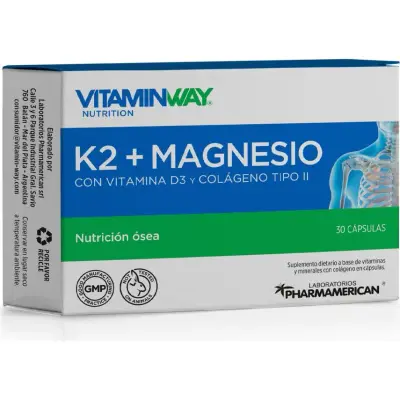 Vitamin Way K2 + Magnesio Cápsulas 30 Unidades