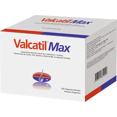 Valcatil Max Cápsulas Suplemento Dietario x120