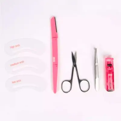 Set de Cepillos para Cejas y Pestañas 7 piezas