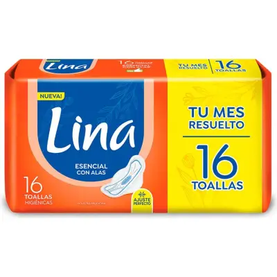 Pañal Lina Tofe Esencial Pack x16