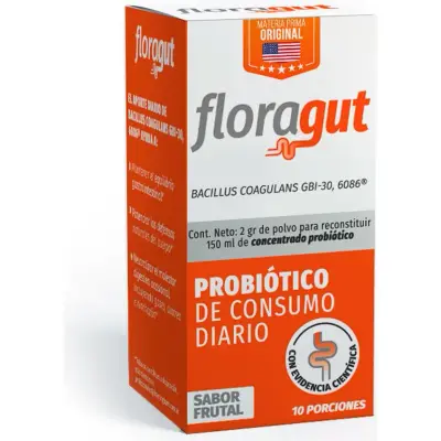 Floragut Probiótico Polvo Sobres 2 g