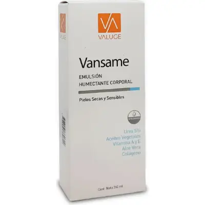 Crema Corporal Vansame Emulsión 250 ml