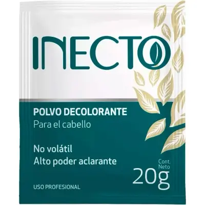 Polvo Decolorante Inecto 20 g x 10 Cajas