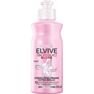 Crema para Peinar L'Oréal Elvive Glyco Gloss 250 ml