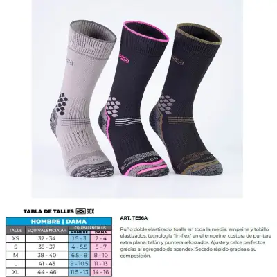 Media Deportiva Sox Trekking Extreme Talle XL