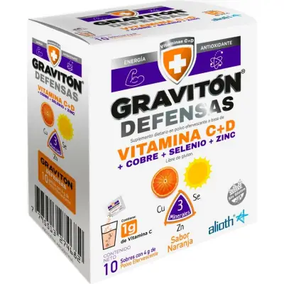 Graviton Defensas Sobres x10