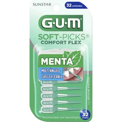 Palillos Soft-Pick GUM 32 unidades