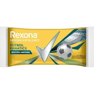 Jabón Líquido Rexona Fútbol Fanático 3 x 120 ml
