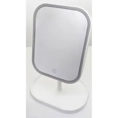 Espejo con Pie y Luz LED 15 cm