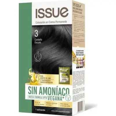 Tintura Capilar Issue Vegetal Sin Amoníaco Tono 3