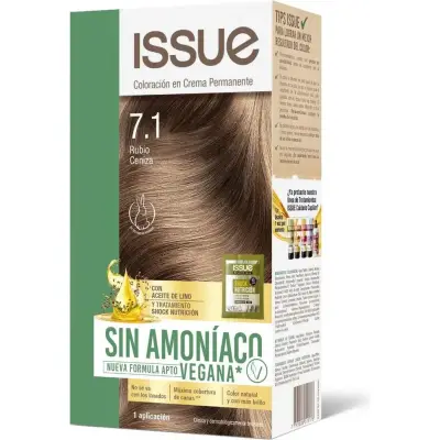 Tintura Capilar Vegetal Issue Tono 7.1 Sin Amoniaco