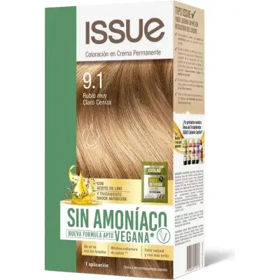 Tintura Capilar Issue Vegetal Tono 9.1 Sin Amoníaco
