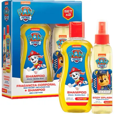 Set Paw Patrol Algabo Bazar y Juguetería 125 ml + Shampoo