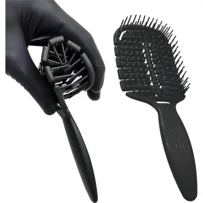 Cepillo para Cabello Scher Solución Negro