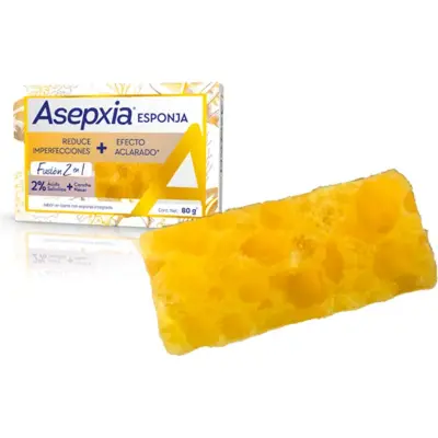 Jabón Líquido Asepxia con Esponja 80 gr