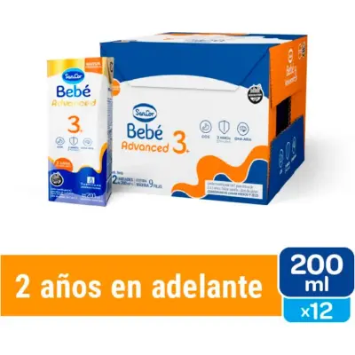 Biberon Sancor Bebé 3+ Advanced Bri 200 ml