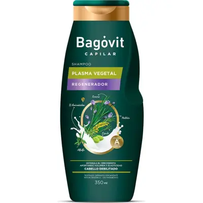 Shampoo Bagovit Cápsulas Vegetal 350 ml