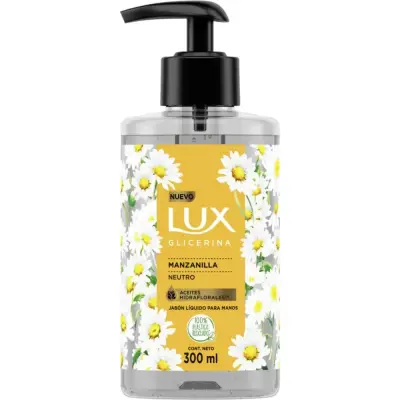 Jabón Líquido Lux Glicerina Manzana 300 ml