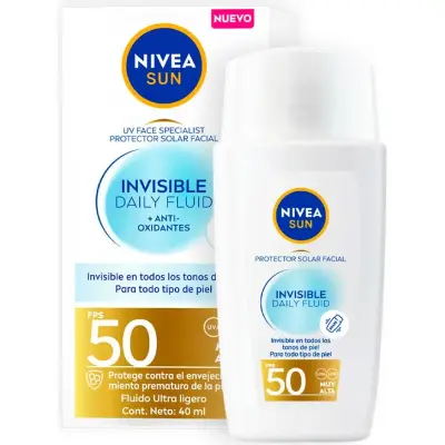 Protector Solar NIVEA Sun UV Invisible SPF50 40 ml