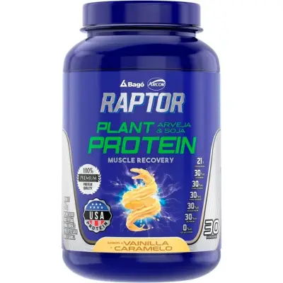 Raptor Plant Protein Vainilla 900 g