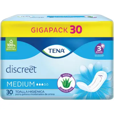 Pañal Tena Tot Discreet Talla Mediana x30
