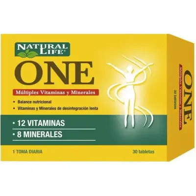 Natural Life One Tab Suplemento Dietario 30 Comprimidos