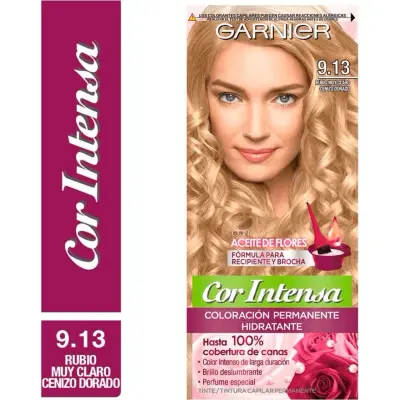 Tintura Capilar Garnier Color Intensa Tono 9.13