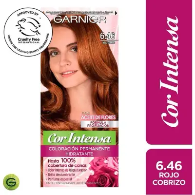 Tintura Capilar Garnier Color Intenso Tono 6.46