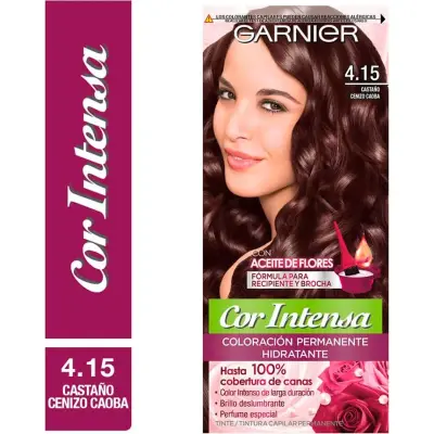 Tintura Capilar Garnier Color Intenso Tono 4.15