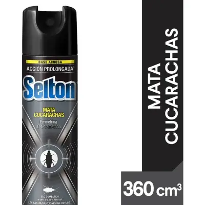 Matamoscas Insecticida Selton Negro 360 ml