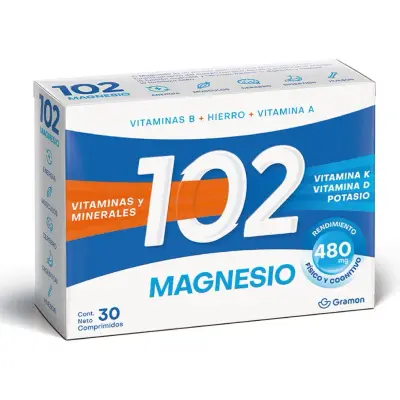 Magnesio Comprimidos Recubiertos 30 Comprimidos