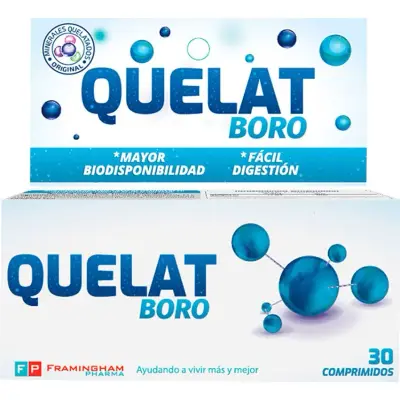 Quelat Boro Suplemento Dietario 30 Comprimidos