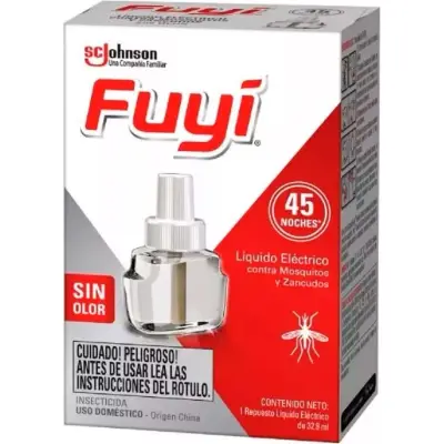 Insecticida Líquido Fuyi Electrizante Full 32.9 ml